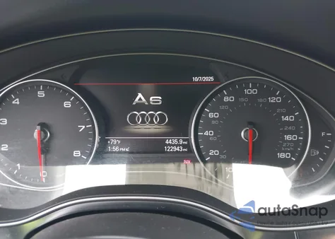 2013 Audi A6 3.0T Premium z USA, uszkodzony, nr VIN WAUHGAFC3DN068286